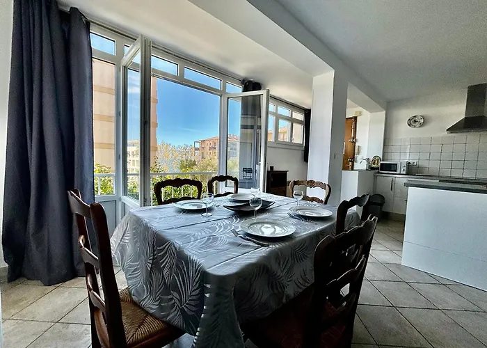 Grand T3 Avec Vue - Proche - Parking & Ac דירה אז'אקסיו