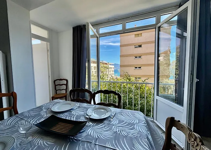 Appartamento Grand T3 Avec Vue - Proche - Parking & Ac Ajaccio (Corsica)
